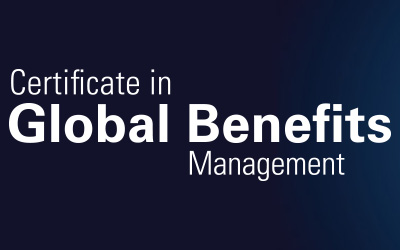 Certificate in Global Benefits Management