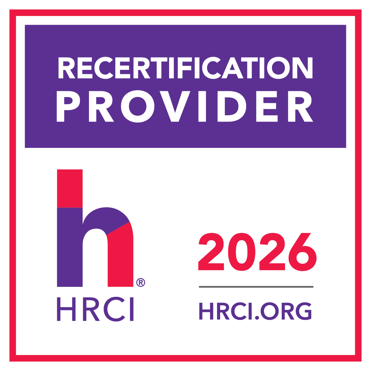 HRCI 2026 Provider